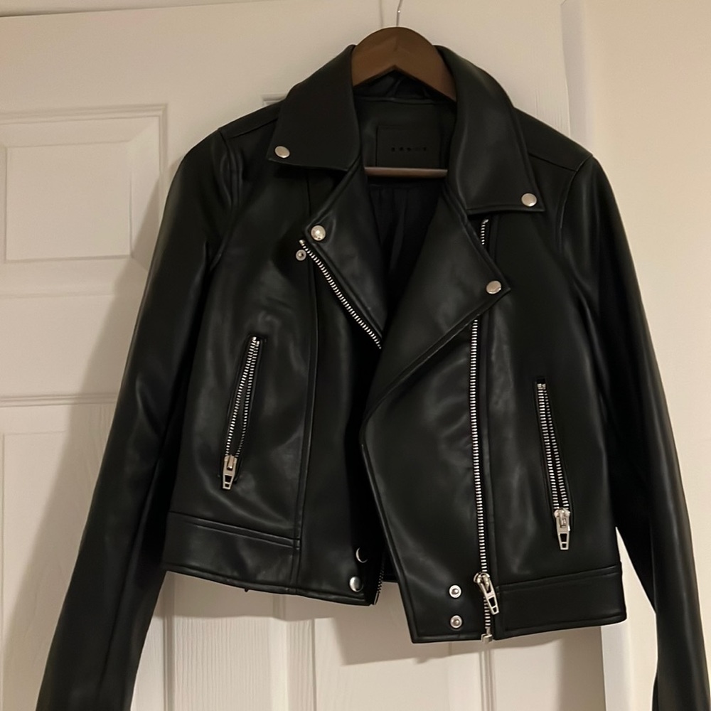 BlankNYC Faux leather moto jacket